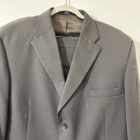 Haggar Black Label Suit Blazer 44L and Pants 36x32 - Picture 5 of 12